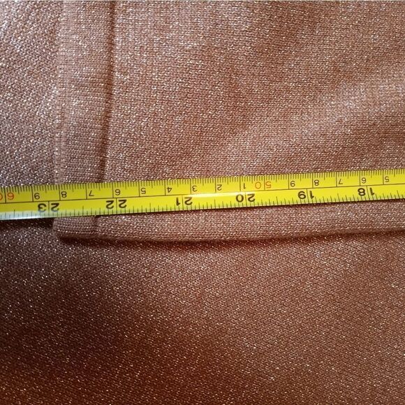 Lane Bryant Size Plus 18/20 Longsleeve Brown Sequin Womens Top - Picture 7 of 8